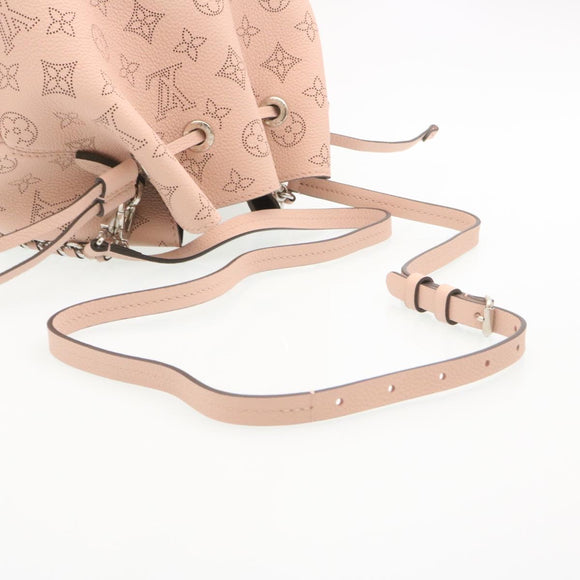 LOUIS VUITTON Monogram Mahina Bella Hand Bag Pink M57068 LV Auth ar6430S