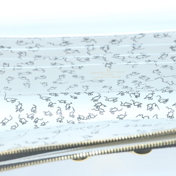 LOUIS VUITTON Monogram Cat Portefeuille Twist Chain Wallet M63888 Auth ar6463SM