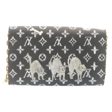LOUIS VUITTON Monogram Cat Portefeuille Twist Chain Wallet M63888 Auth ar6463SM - 0