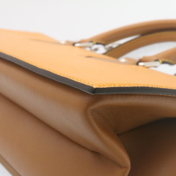 LOUIS VUITTON Epi San Fran Sac Tricot Hand Bag 2way Yellow M52805 Auth ar6465SV