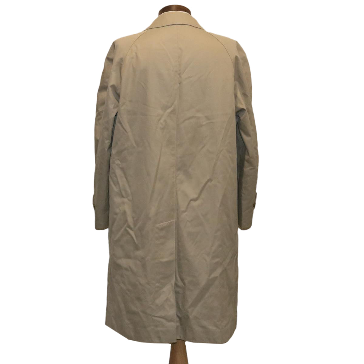 SAINT LAURENT Trench Coat Jacket YSL Beige Auth ar6634