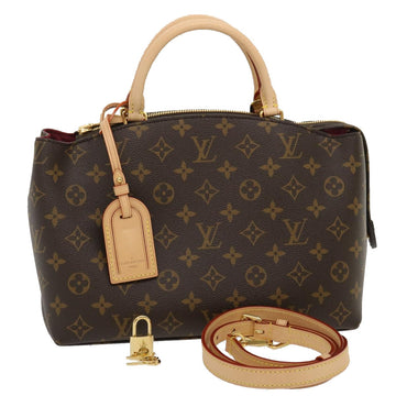 LOUIS VUITTON Monogram Petit Palais PM Hand Bag M45900 LV Auth ar6785S