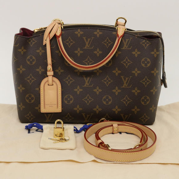 LOUIS VUITTON Monogram Petit Palais PM Hand Bag M45900 LV Auth ar6785S