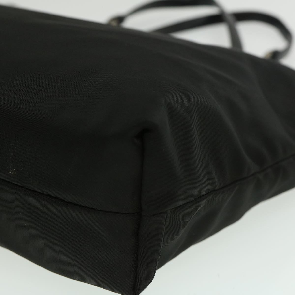 PRADA Hand Bag Nylon Black Auth ar6999