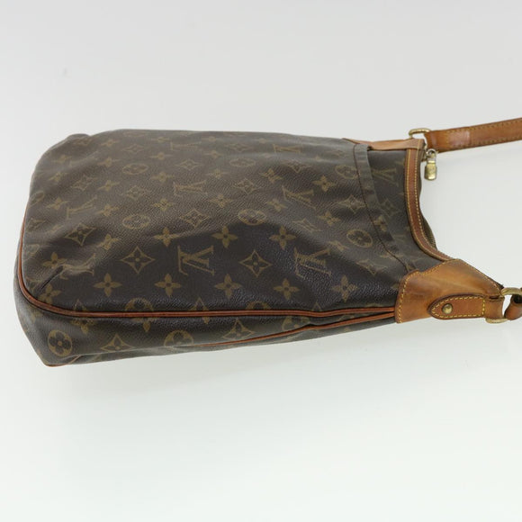 LOUIS VUITTON Monogram Odeon MM Shoulder Bag M56389 LV Auth ar8107B