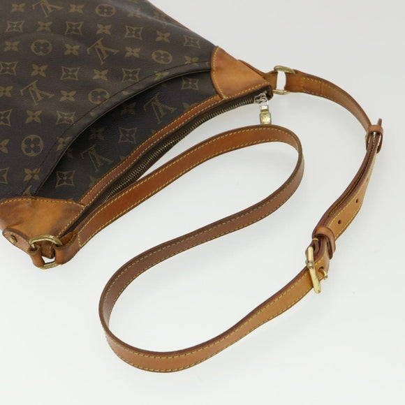 LOUIS VUITTON Monogram Odeon MM Shoulder Bag M56389 LV Auth ar8107B