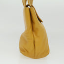 LOEWE Hand Bag Leather Yellow Auth ar8303-6