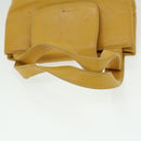 LOEWE Hand Bag Leather Yellow Auth ar8303-8