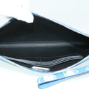 PRADA Shoulder Bag Safiano Leather Light Blue Auth ar8307V-10