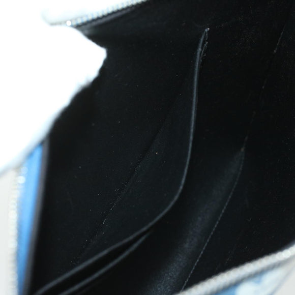 PRADA Shoulder Bag Safiano Leather Light Blue Auth ar8307V