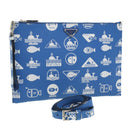 PRADA Shoulder Bag Safiano Leather Light Blue Auth ar8307V-1