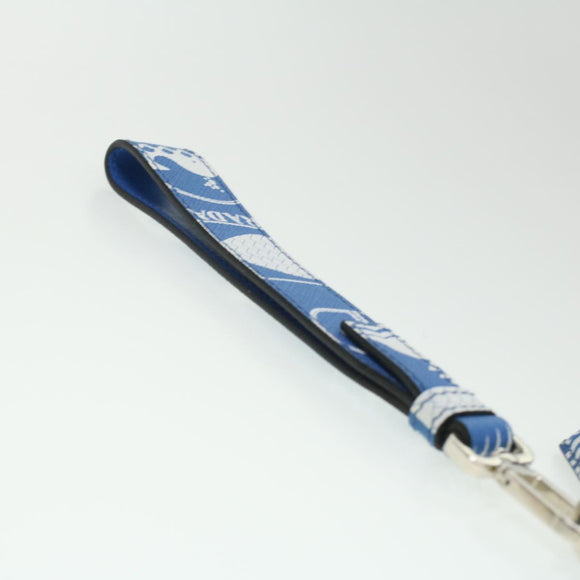 PRADA Shoulder Bag Safiano Leather Light Blue Auth ar8307V