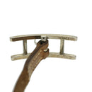 HERMES Strap Leather Beige Auth ar8382-5