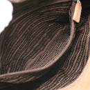 PRADA Tote Bag Lamb Skin Beige Auth ar8449-24