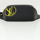 LOUIS VUITTON Epi LV Circle Bum Bag Waist Bag Black Yellow M55131 Auth ar8522A-5