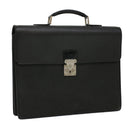 LOUIS VUITTON Taiga Serviette Moscova Briefcase Ardoise Black M54412 Auth ar8569-1