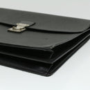 LOUIS VUITTON Taiga Serviette Moscova Briefcase Ardoise Black M54412 Auth ar8569-8