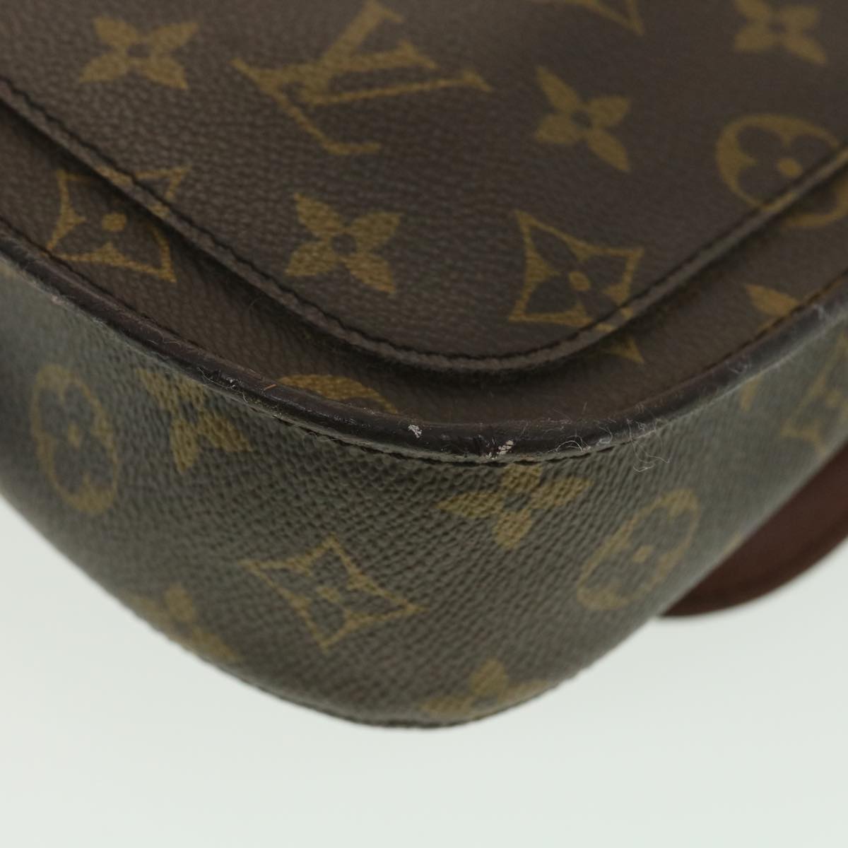 LOUIS VUITTON Monogram Saint Cloud MM Shoulder Bag M51243 LV Auth ar9105