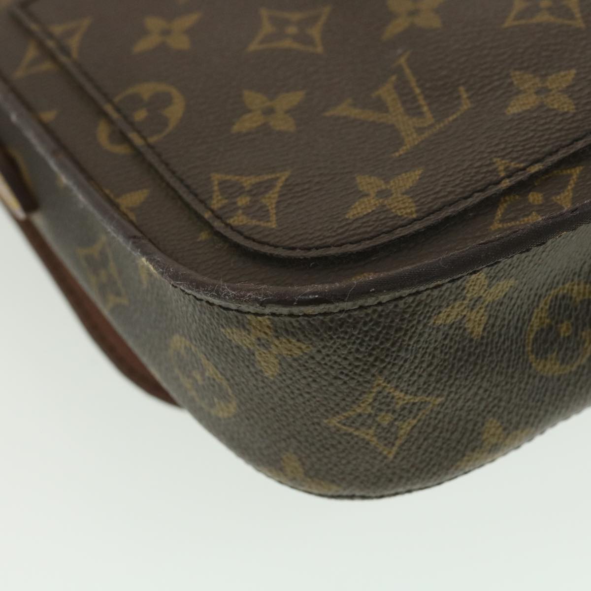 LOUIS VUITTON Monogram Saint Cloud MM Shoulder Bag M51243 LV Auth ar9105