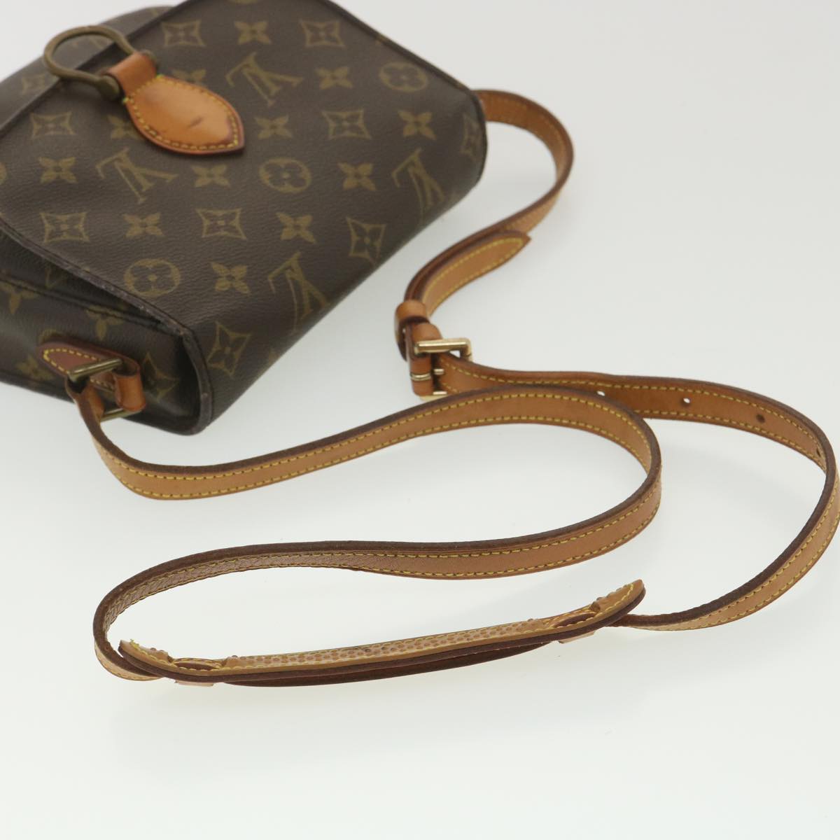 LOUIS VUITTON Monogram Saint Cloud MM Shoulder Bag M51243 LV Auth ar9105