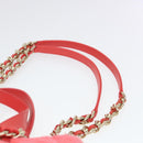 CHANEL Chain Hand Bag Pile 2way Pink CC Auth ar9158SAV-15