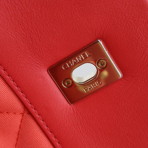 CHANEL Chain Hand Bag Pile 2way Pink CC Auth ar9158SAV