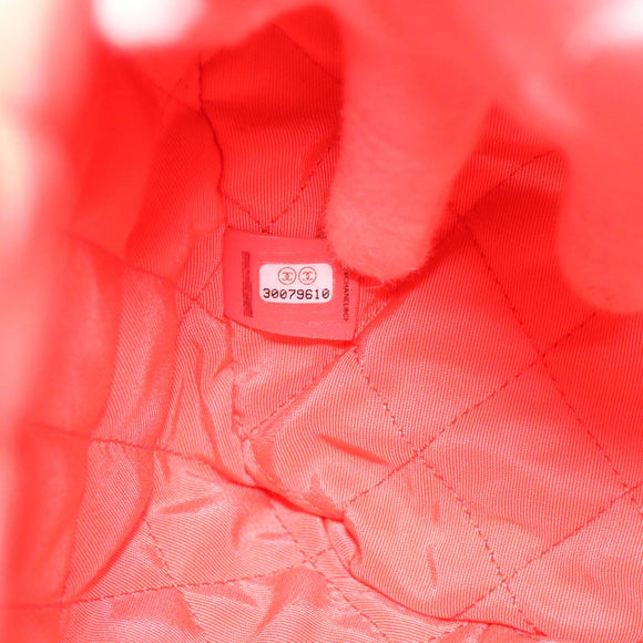 CHANEL Chain Hand Bag Pile 2way Pink CC Auth ar9158SAV