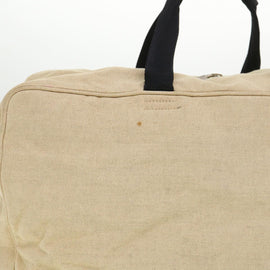 PRADA Boston Bag Canvas 2way Beige Auth ar9161 - 0