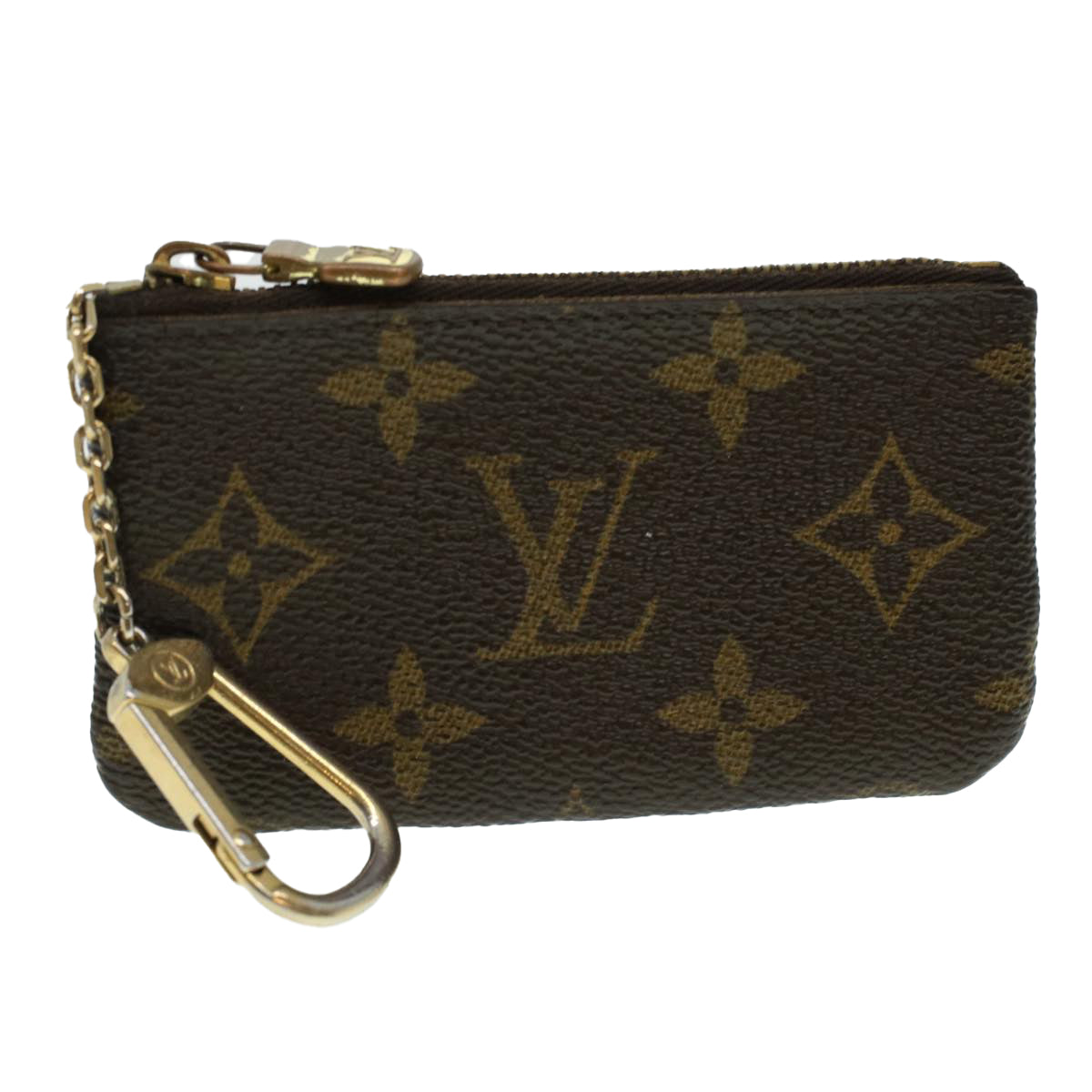 LOUIS VUITTON Monogram Pochette Cles Coin Purse M62650 LV Auth ar9370B