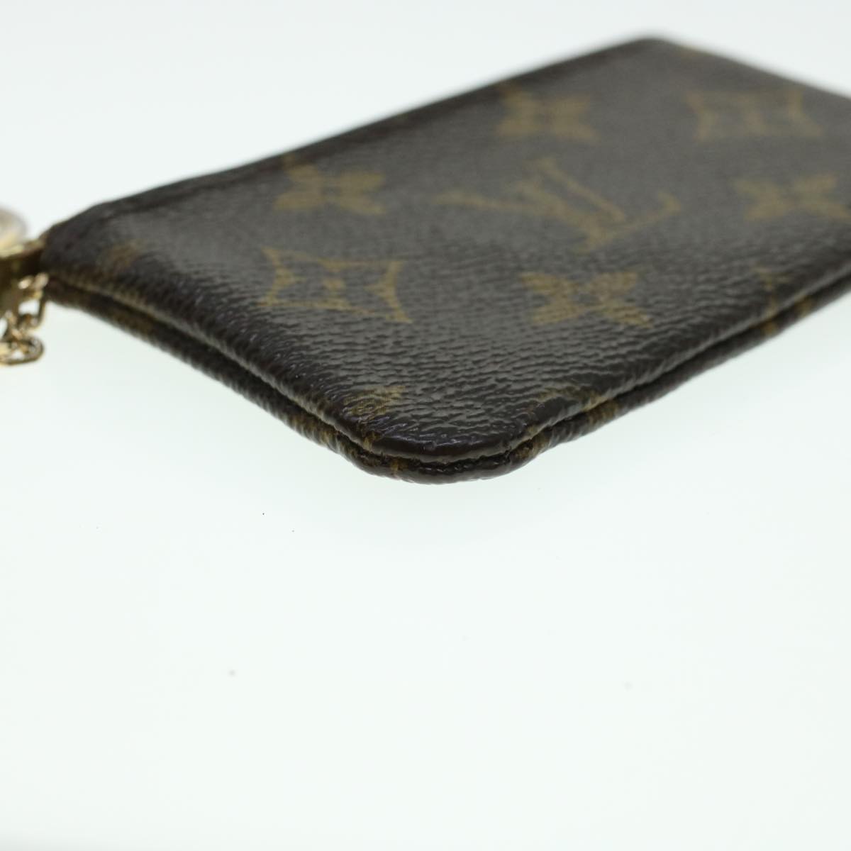 LOUIS VUITTON Monogram Pochette Cles Coin Purse M62650 LV Auth ar9370B