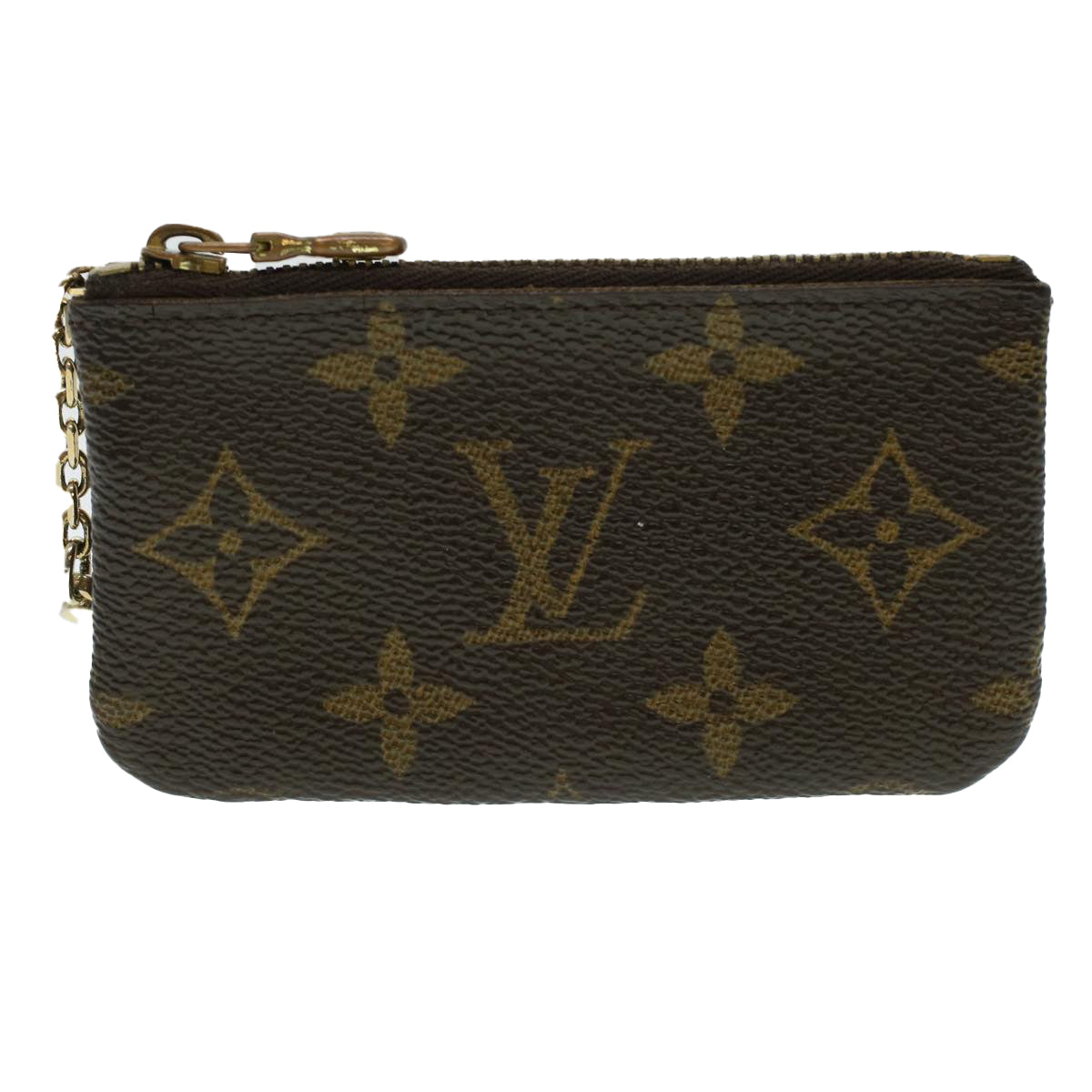 LOUIS VUITTON Monogram Pochette Cles Coin Purse M62650 LV Auth ar9370B