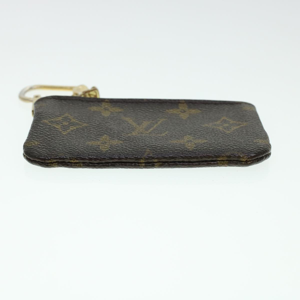 LOUIS VUITTON Monogram Pochette Cles Coin Purse M62650 LV Auth ar9370B