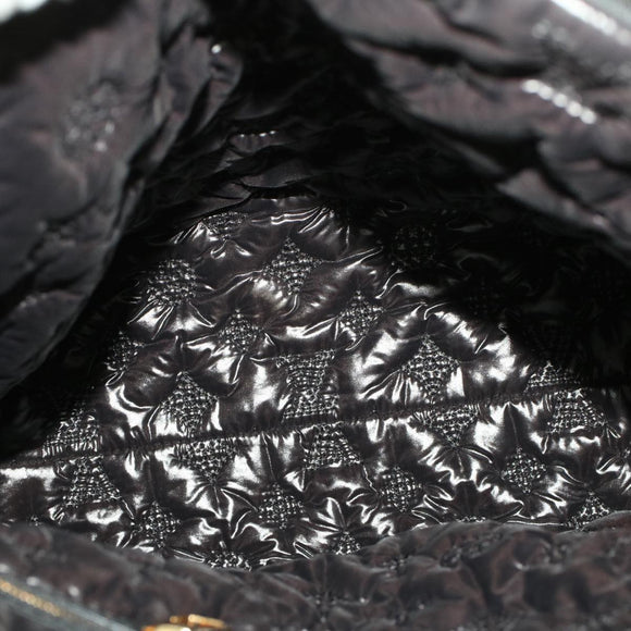 LOUIS VUITTON Vernis Dot Infinity Lockit MM Bag Black M40682 Auth ar9434B