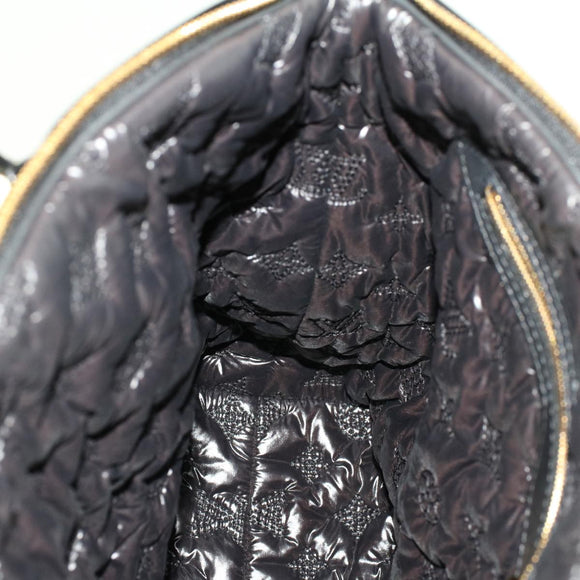 LOUIS VUITTON Vernis Dot Infinity Lockit MM Bag Black M40682 Auth ar9434B