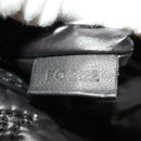 LOUIS VUITTON Vernis Dot Infinity Lockit MM Bag Black M40682 Auth ar9434B-11