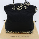 LOUIS VUITTON Vernis Dot Infinity Lockit MM Bag Black M40682 Auth ar9434B-12