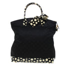 LOUIS VUITTON Vernis Dot Infinity Lockit MM Bag Black M40682 Auth ar9434B-13