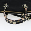 LOUIS VUITTON Vernis Dot Infinity Lockit MM Bag Black M40682 Auth ar9434B-7