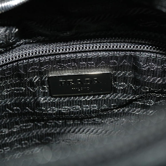 PRADA Shoulder Bag Nylon Black Auth ar9571
