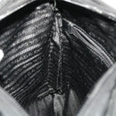 PRADA Shoulder Bag Nylon Black Auth ar9571-23