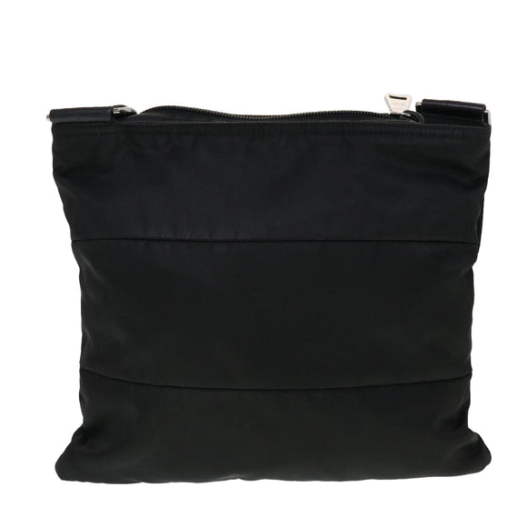 PRADA Shoulder Bag Nylon Black Auth ar9571