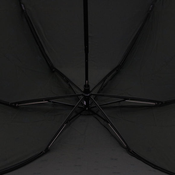 CELINE Macadam Canvas Folding Umbrella Nylon Green Brown Auth ar9574