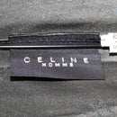 CELINE Macadam Canvas Folding Umbrella Nylon Green Brown Auth ar9574-9