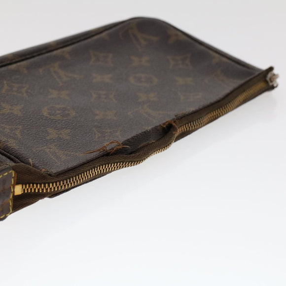 LOUIS VUITTON Monogram Pochette Accessoires Pouch M51980 LV Auth ar9825