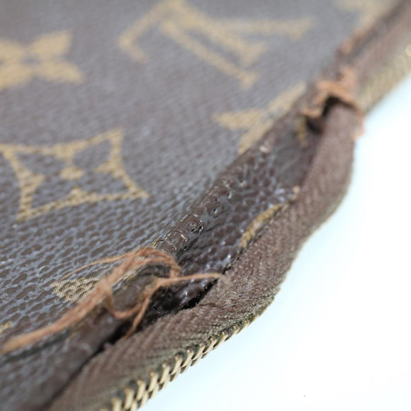 LOUIS VUITTON Monogram Pochette Accessoires Pouch M51980 LV Auth ar9825