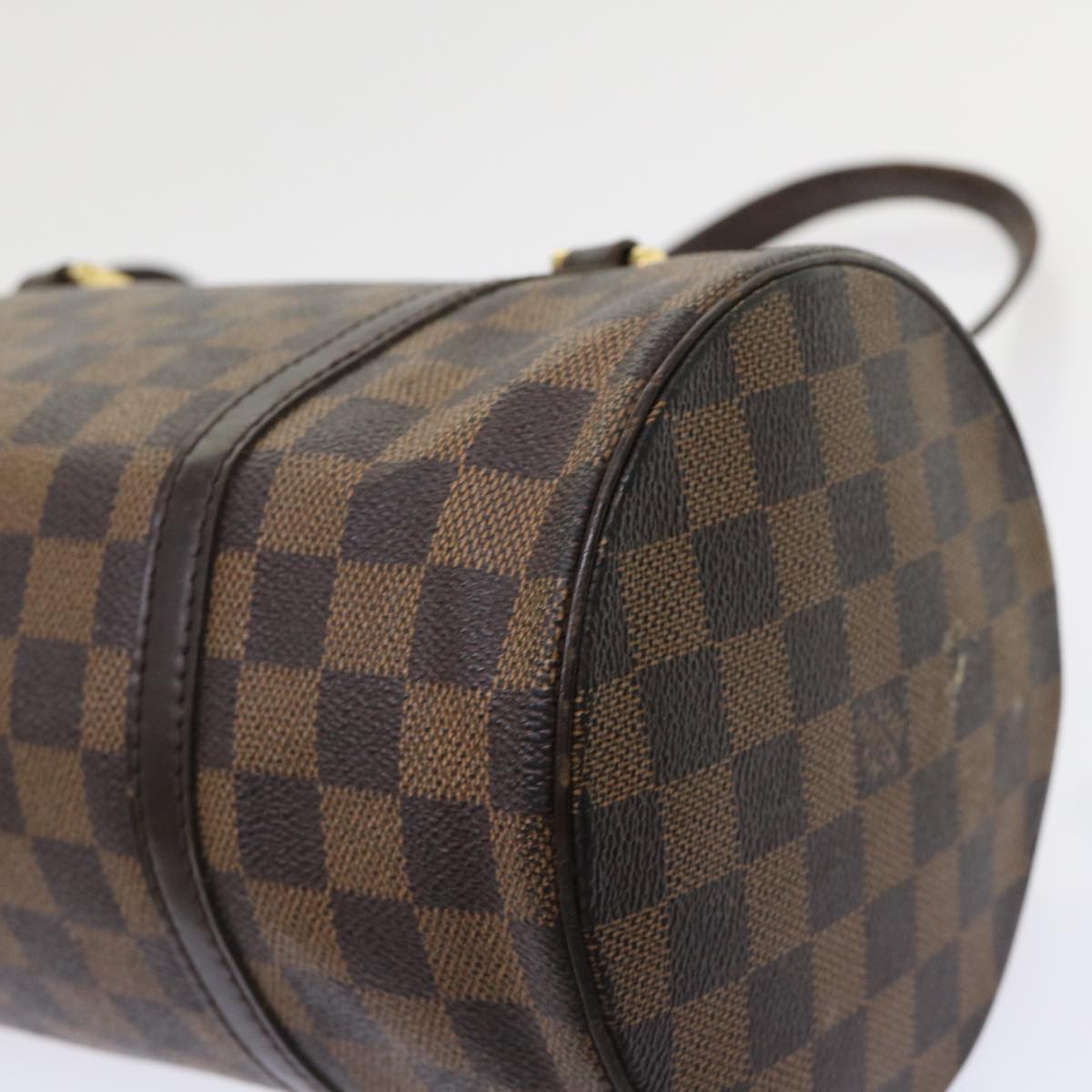 LOUIS VUITTON Damier Ebene Papillon 30 Hand Bag N51303 LV Auth ar9842