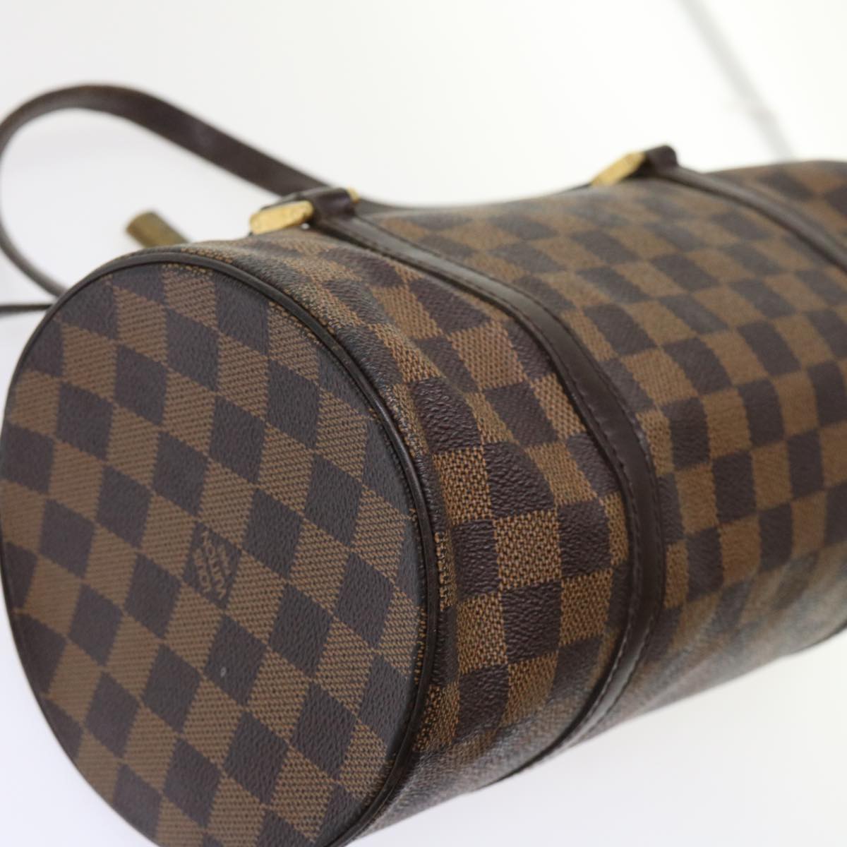 LOUIS VUITTON Damier Ebene Papillon 30 Hand Bag N51303 LV Auth ar9842