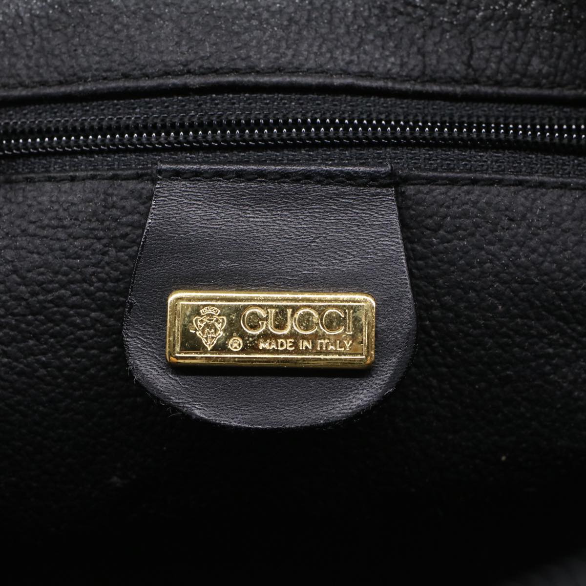 GUCCI GG Canvas Shoulder Bag Coated Canvas Black 007•115•0083 Auth ar9924