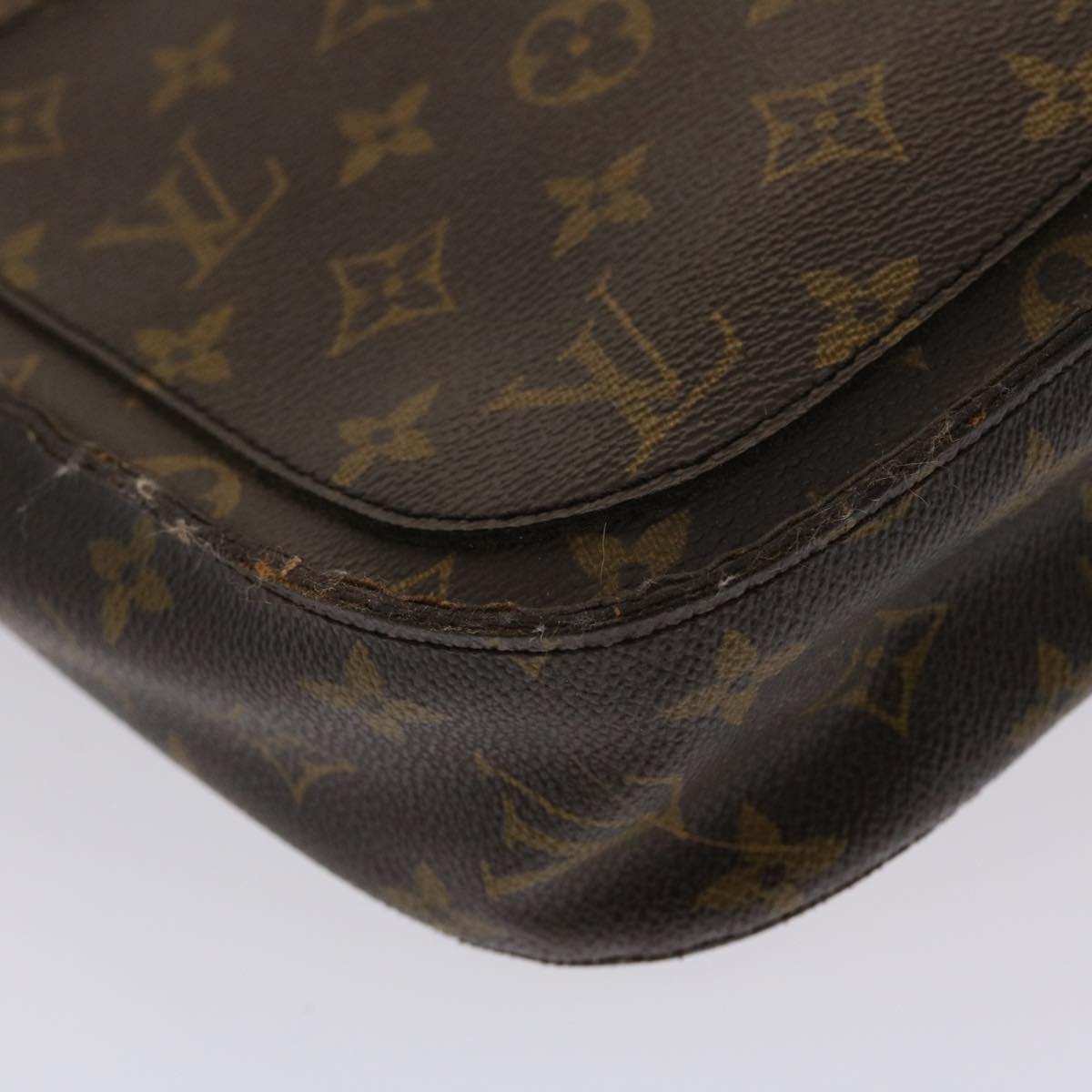 LOUIS VUITTON Monogram Saint Cloud GM Shoulder Bag M51242 LV Auth ar9925