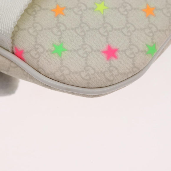 GUCCI Children's Waist Bag PVC White Silver 311159 Auth ARZ010A